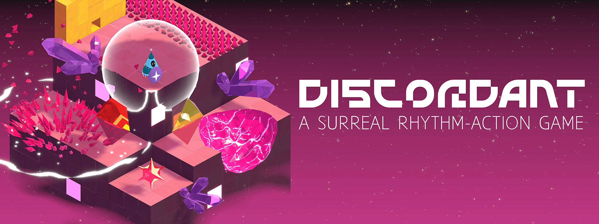 Discordant surreal rhythm-action game