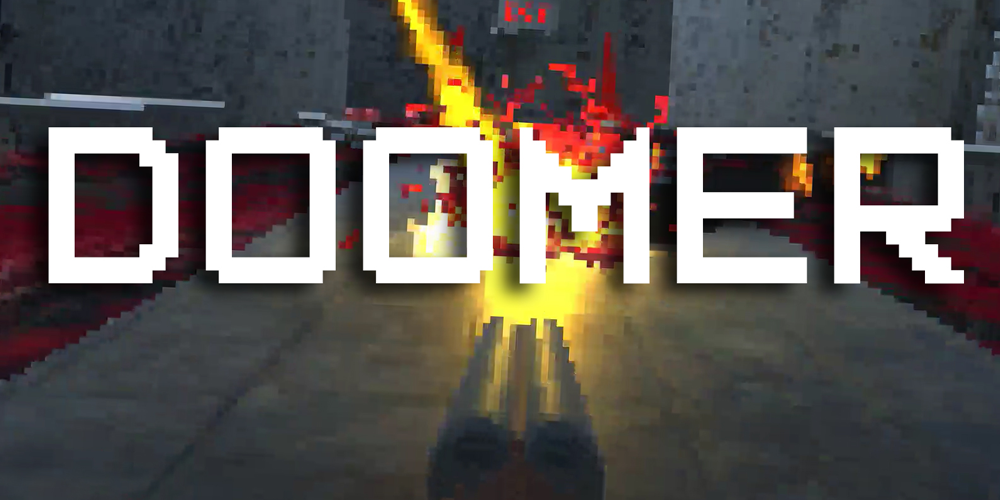 Doomer mini-game inspired by Doom