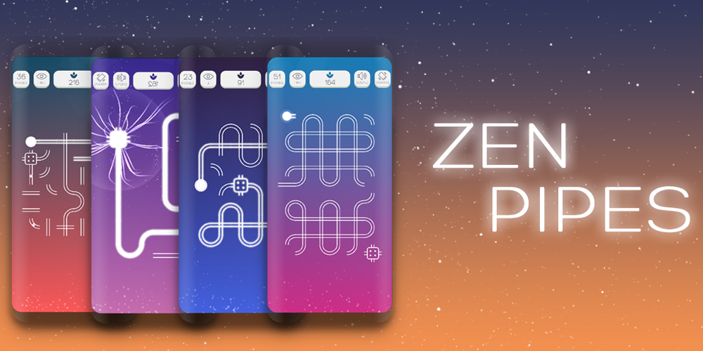 Zen Pipes relaxing puzzle game